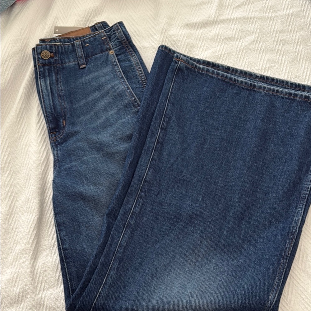 Madewell Wide Sweep Trouser Denim Jeans